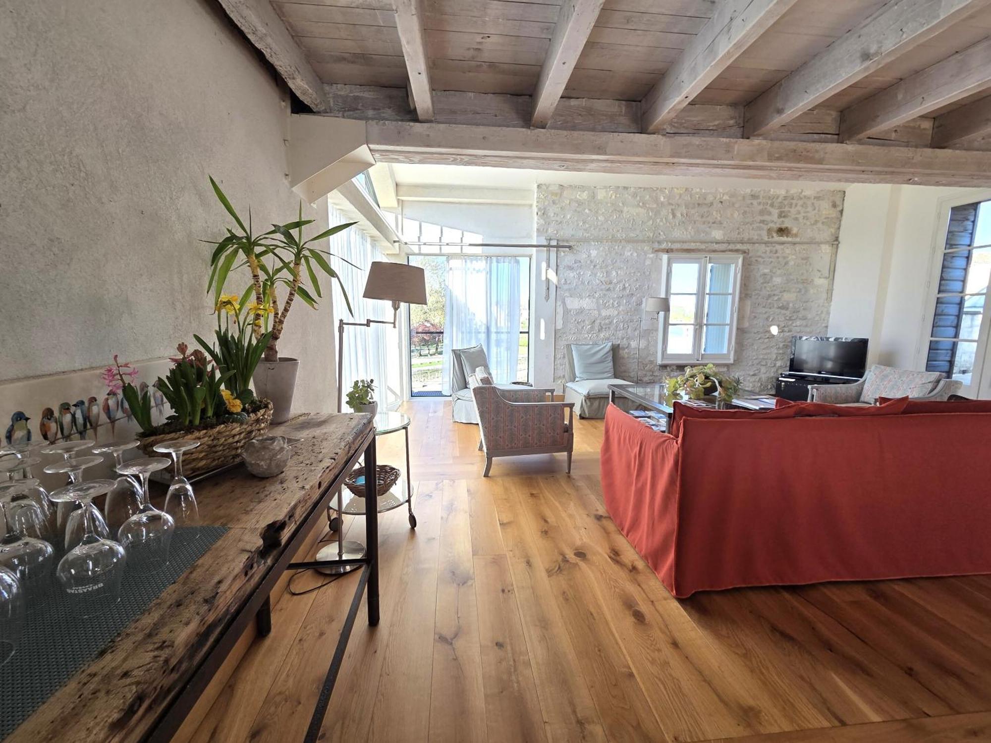 자르나크 Quai 3 Loft Moderne Et Lumineux Les Pieds Dans L'Eau 아파트 객실 사진